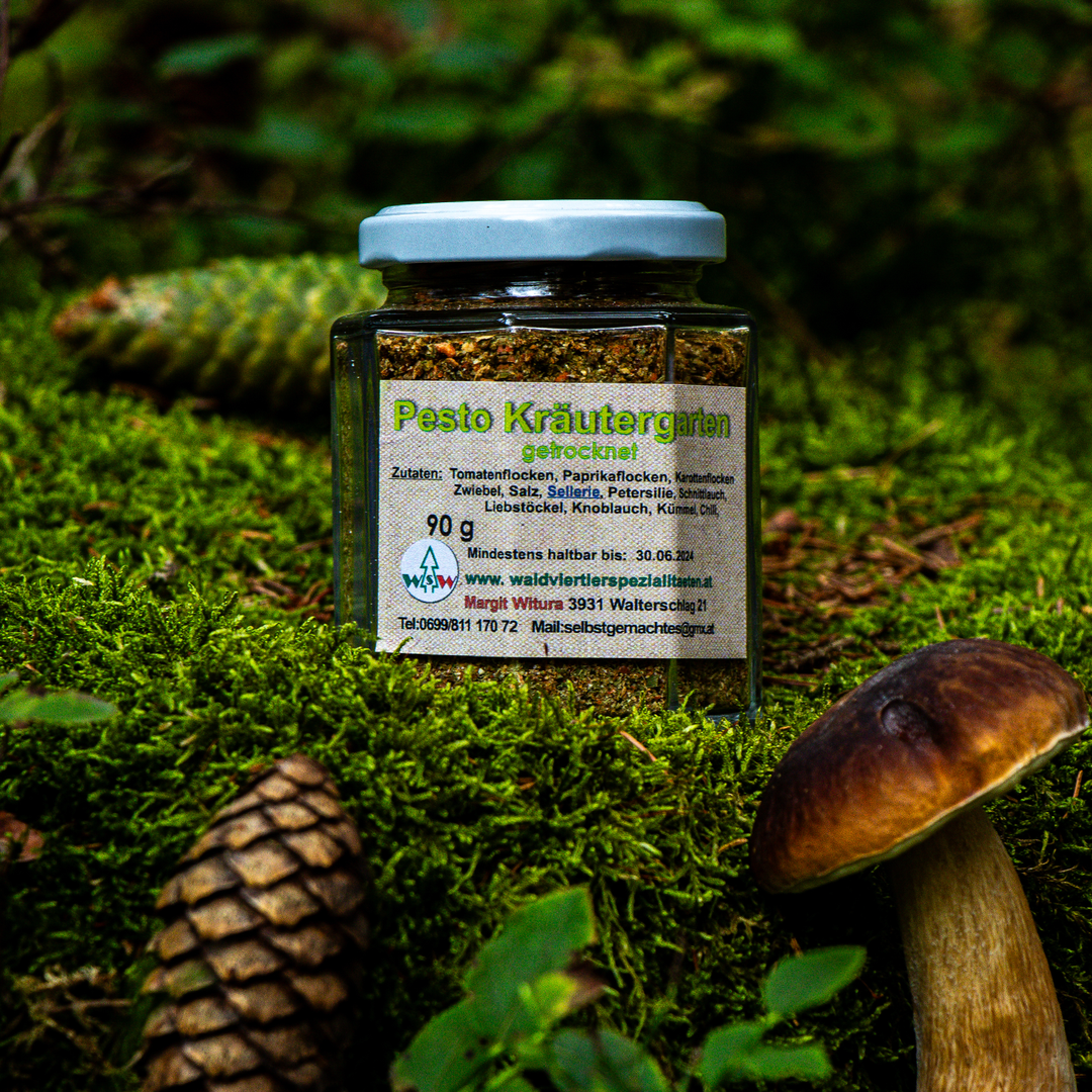 Trockenpesto - Kräutergarten